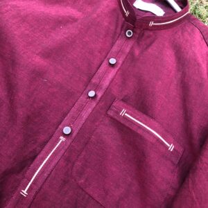 Mayaar Zameer Burgundy - Image 1